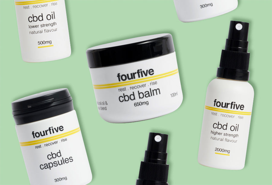 Rest, Rise and Recover with fourfivecbd