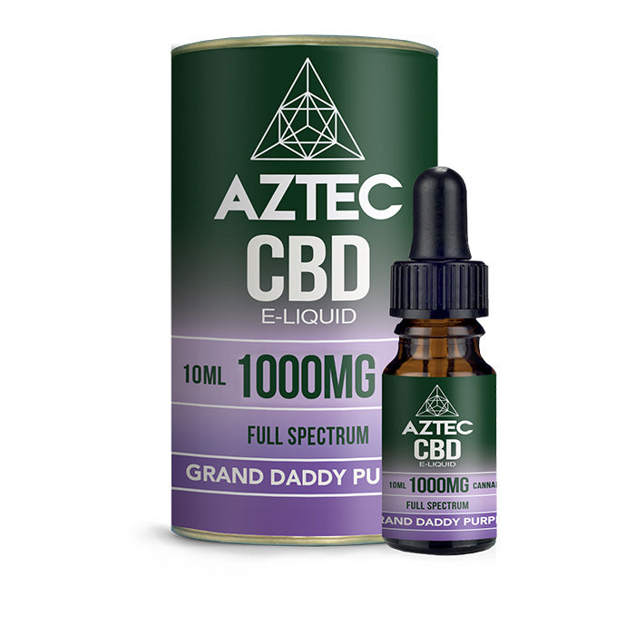 Aztec CBD - Granddaddy Purple 10ml E-Liquid - 1000mg