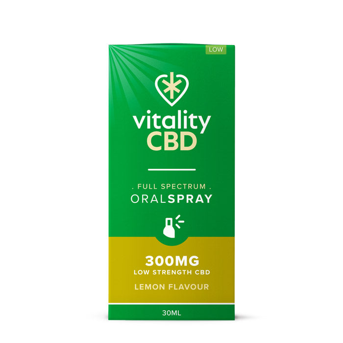 Vitality CBD - 30ml CBD Oral Spray - Lemon 300mg