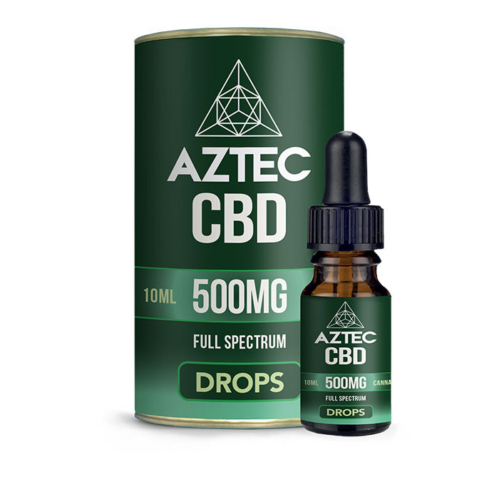 Aztec - Full Spectrum CBD Oil Drops - 500mg