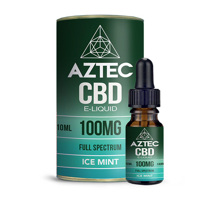 Aztec CBD - Ice Mint 10ml E-Liquid - 100mg