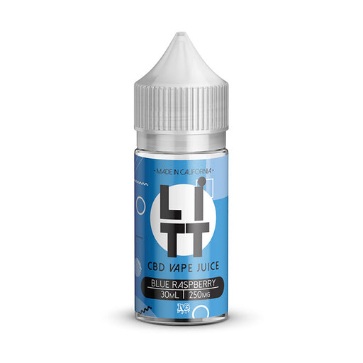 Litt CBD Blue Raspberry Isolate Vape Juice - 250mg CBD