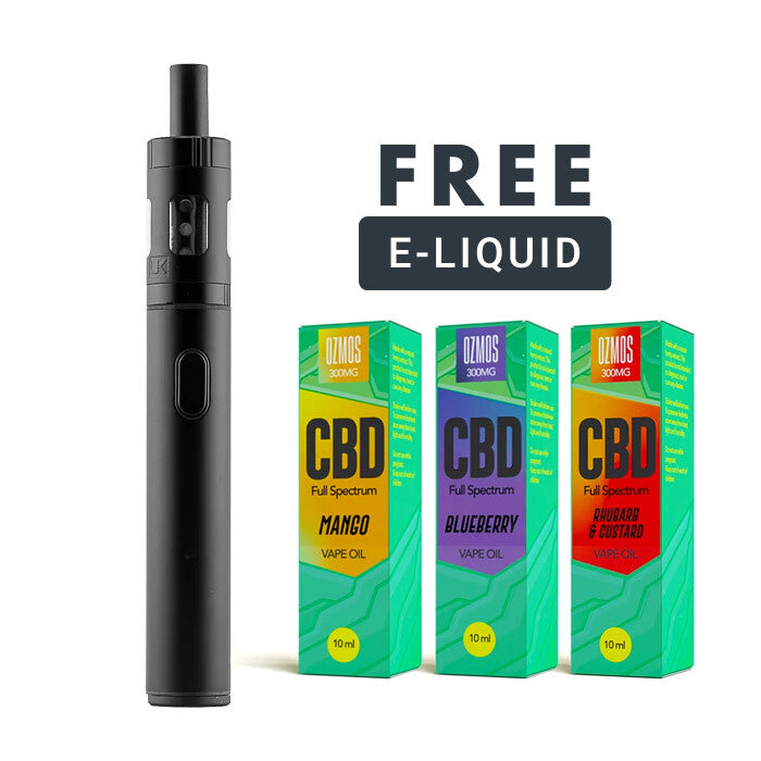 UK ECIG STORE - The One Kit E-Cigarette Kit Bundle with free CBD E Liquid Juice