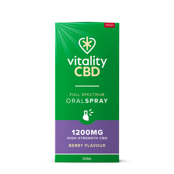 Vitality CBD - 30ml CBD Oral Spray - Berry 1200mg