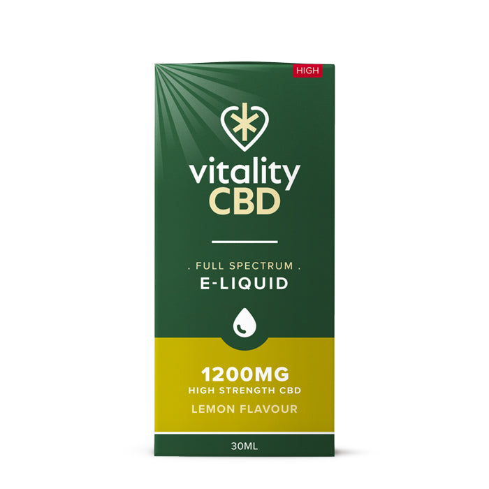 VitalityCBD - Full Spectrum CBD E-Liquid - Lemon 1200mg
