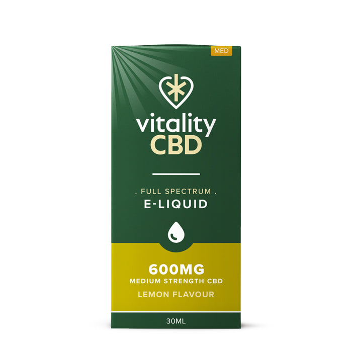 VitalityCBD - Full Spectrum CBD E-Liquid - Lemon 600mg