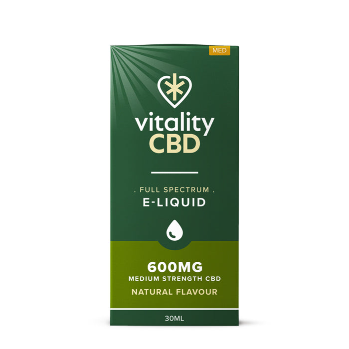 VitalityCBD - Full Spectrum CBD E-Liquid - Natural 600mg