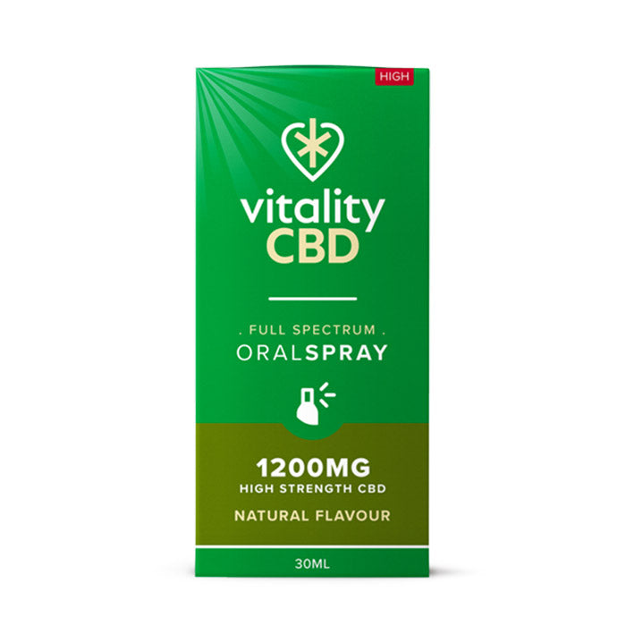 Vitality CBD - 30ml CBD Oral Spray - Natural 1200mg