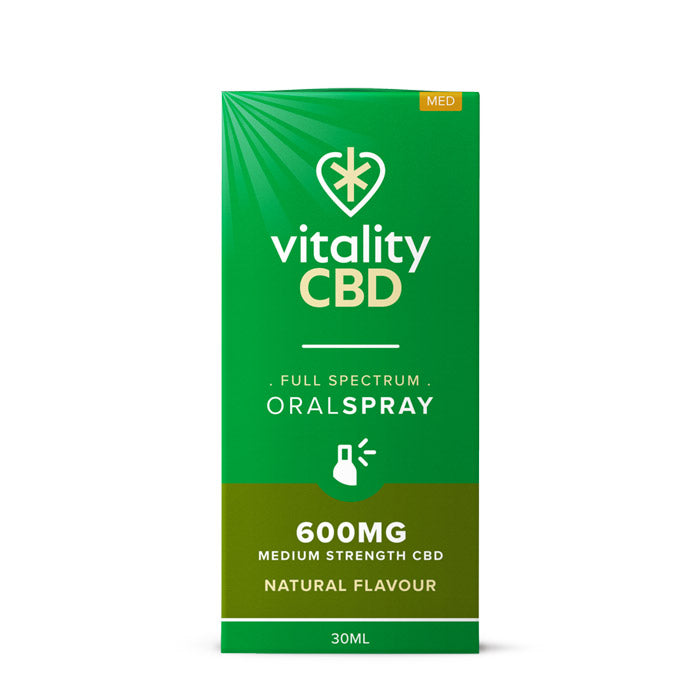 Vitality CBD - 30ml CBD Oral Spray - Natural 600mg