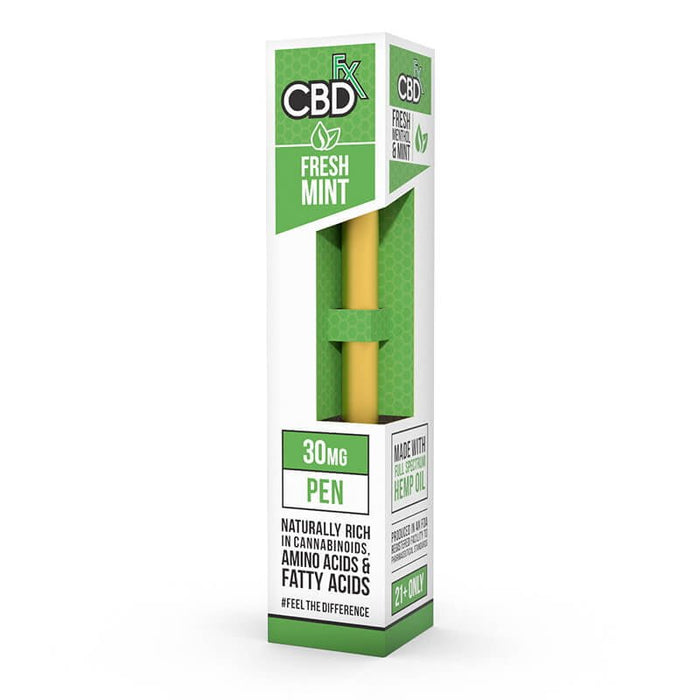 CBDfx - CBD Vape Pen – Fresh Mint - 30mg