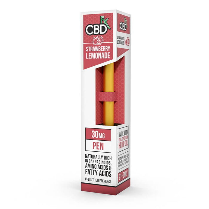 CBDfx - CBD Vape Pen - Strawberry Lemonade - 30mg