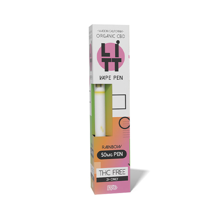 Litt CBD Disposable Rainbow 50mg CBD Vape Pen